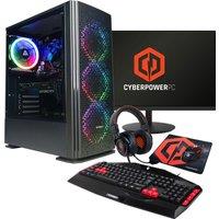 CyberPowerPC Gaming PC - NVIDIA GeForce RTX 4060, Intel Core i5, 1TB SSD - Black, Black