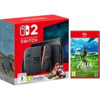 Nintendo Switch 2 256GB with Mario Kart World + The Legend of Zelda: Breath of the Wild - Black, Black