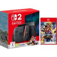 Nintendo Switch 2 256GB with Mario Kart World + Street Fighter 6: Year 1-2 Fighters Edition - Black, Black