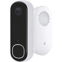 Arlo Essential2 2k Video Doorbell Smart Doorbell 2K - Includes Chime - White, White
