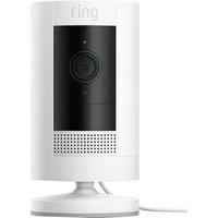 Ring Stick Up Cam Plug-In (Gen 3) Full HD 1080p Smart Home Security Camera - White, White