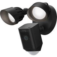 Ring Floodlight Cam Wired Plus Full HD 1080p Smart Home Security Camera - Black, Black
