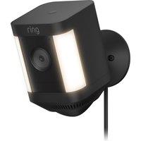 Ring Plug-In Spotlight Cam Plus Full HD 1080p Smart Home Security Camera - Black, Black