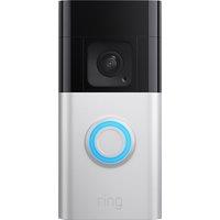 Ring Battery Video Doorbell Plus Smart Doorbell - Nickel, Aluminium