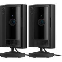 Ring Indoor 2-camera system Full HD 1080p IP security camera - Black, Black
