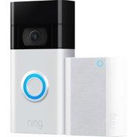Ring Video Doorbell + Chime MTK Smart Doorbell - - Nickel, Aluminium