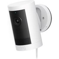 Ring Outdoor Camera Plus (Plug In) 2K Smart Home Security Camera - White, White