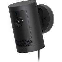 Ring Outdoor Camera Plus (Plug In) 2K Smart Home Security Camera - Black, Black