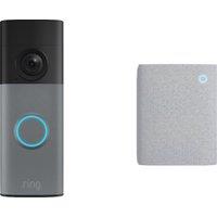 Ring Battery Video (2nd Gen) + Chime (3rd Gen) Smart Doorbell - Grey, Grey