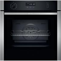 NEFF N50 B2ACH7HH0B Wifi Connected Built In Electric Single Oven and Pyrolytic Cleaning - Stainless Steel - A Rated, Stainless Steel