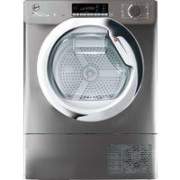 Hoover H-DRY 300 BATD H7A1TCER-80 Integrated Wifi Connected 7Kg Heat Pump Tumble Dryer - Anthracite/Chrome - A+ Rated, Chrome