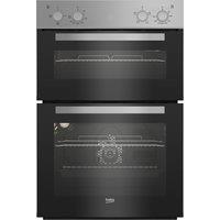 Beko RecycledNet BBXDF21000S Built In Electric Double Oven - Silver - A/A Rated, Silver