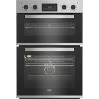 Beko BBXDF22300S Built In Electric Double Oven - Silver - A Rated, Silver
