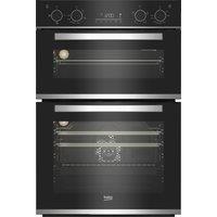 Beko bPRO 500 BBXDF25300X Built In Electric Double Oven - Black - A/A Rated, Black