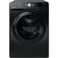 Indesit Push&Go BDE 96436 KV UK 9Kg/6Kg Washer Dryer with 1400 rpm - Black - D Rated [Wash&Dry], A Rated [Wash Only], Black