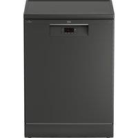 Beko HygieneIntense BDFN15440G Full Size Dishwasher - Graphite - C Rated, Silver
