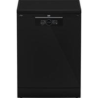 Beko HygieneIntense BDFN26431B Full Size Dishwasher - Black - D Rated, Black