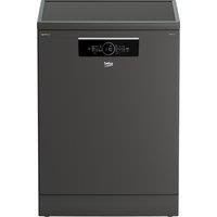 Beko PowerIntense BDFN36550PFG Full Size Dishwasher - Graphite - B Rated, Silver