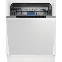 Beko HygieneShield BDIN16440 Integrated Full Size Dishwasher - Black Control Panel - C Rated, Black