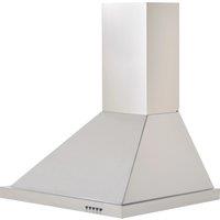 Baumatic BECH60X 60cm Chimney Cooker Hood - Stainless Steel, Stainless Steel