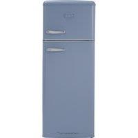 CDA Betty Sea Holly 144cm 80/20 Small Fridge Freezer - Sea Holly - D Rated, Blue
