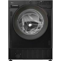 Hoover BH4S696M6DR9B-80 Wifi Connected Integrated 9Kg/6Kg Washer Dryer with 1600 rpm - Black / Anthracite, A Rated [Wash Only], Black