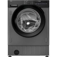 Haier Series 6 BHA6S696M6DB9R80 Wifi Connected Integrated 9Kg/6Kg Washer Dryer with 1600 rpm - Graphite - D Rated [Wash&Dry], A Rated [Wash Only], Silver