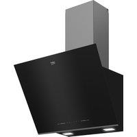 Beko BHCA66341BBH 60cm Chimney Cooker Hood - Black, Black