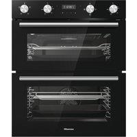 Hisense BID75211BGUK Built Under Electric Double Oven - Black - A/A Rated, Black