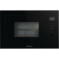 Hisense BIM325G52BGUK 25 Litre 39cm High, Built In Small Standard Microwave Oven - Black, Black