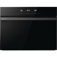 Hisense Hi6 BlackLine BIM45342ADBGUK Built In Compact Electric Single Oven with Microwave Function - Jet Black, Black