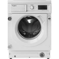 Whirlpool BIWMWG81485UK Integrated 8kg Washing Machine with 1400 rpm - White - B Rated, White