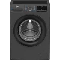 Beko EnergySpin BM3WT4941IA 9kg Washing Machine with 1400 rpm - Anthracite - A Rated, Black