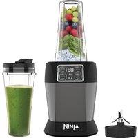 Ninja BN495UK 0.7 Litre Blender with 2 Accessories - Black / Silver, Black