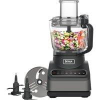 Ninja BN650UK 2.1 Litre Food Processor With 4 Accessories - Silver, Silver