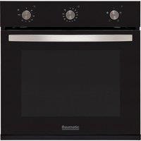 Baumatic BOFMU604B Built In Electric Single Oven - Black - A Rated, Black