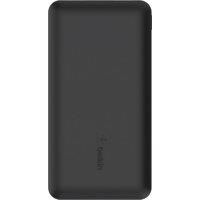 Belkin BoostCharge 10K 3-Port 10000mAh Power Bank - Black, Black