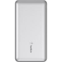Belkin BoostCharge 10K 3-Port 10000mAh Power Bank - Silver, Silver