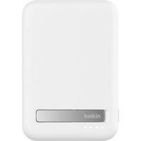 Belkin BoostCharge Pro 10k Magnetic with Qi2 + Kickstand 10000mAh Power Bank - White, White