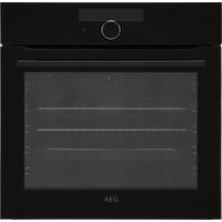 AEG BPK948330B Built In Electric Single Oven and Pyrolytic Cleaning - Black - A++ Rated, Black