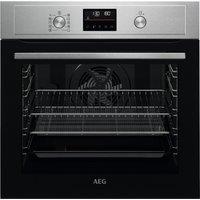 AEG 6000 Series BPX535A61M Built In Electric Single Oven and Pyrolytic Cleaning - Stainless Steel - A+ Rated, Stainless Steel