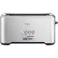 Sage The Bit More 4 Slice BTA730UK 4 Slice Toaster - Stainless Steel, Stainless Steel