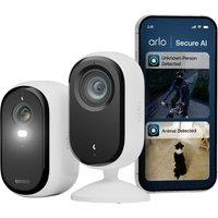 Arlo Essential E3 2K + E3 2K INDOOR Bulb IP Smart Home Security Camera - White, White