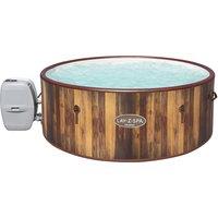 Lay-Z-Spa Helsinki Smart AirJet Plus Hot Tub - Nordic Wood Effect, Brown