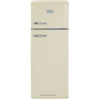 CDA Betty Barley 144cm High 80/20 Small Fridge Freezer - Barley - D Rated, Cream