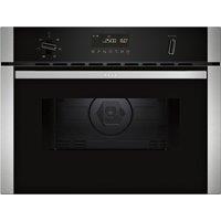 NEFF N50 C1AMG84N1B Built In Compact Electric Single Oven with Microwave Function - Stainless Steel, Stainless Steel