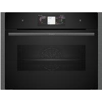 NEFF N90 C24FT53G0B Built In Compact Electric Single Oven - Graphite Grey - A+ Rated, Grey