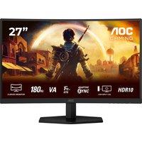 AOC 27" Full HD 180Hz Gaming Monitor - Black / Grey, Black
