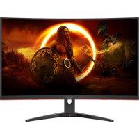 AOC G2 31.5 Full HD 240Hz Curved Gaming Monitor with FreeSync Premium - Black, Black