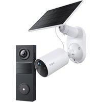 Tapo C410 KIT Solar Camera and Tapo TD20 Doorbell Solar Security Bundle - Multi Colour, Multi Colour